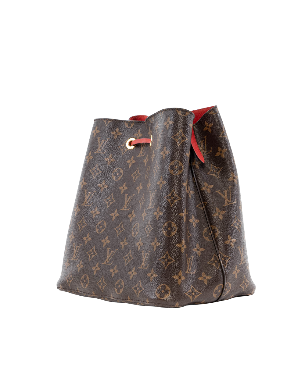LV NEONOE BROWN RED MONOGRAM CANVAS GHW DC2199 3572