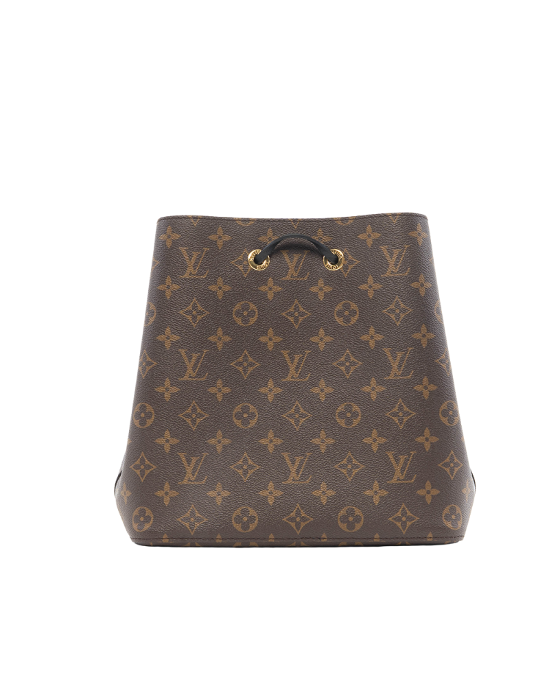 LV NEONOE MM BROWN BLACK MONOGRAM CANVAS GHW MICROCHIP 0915