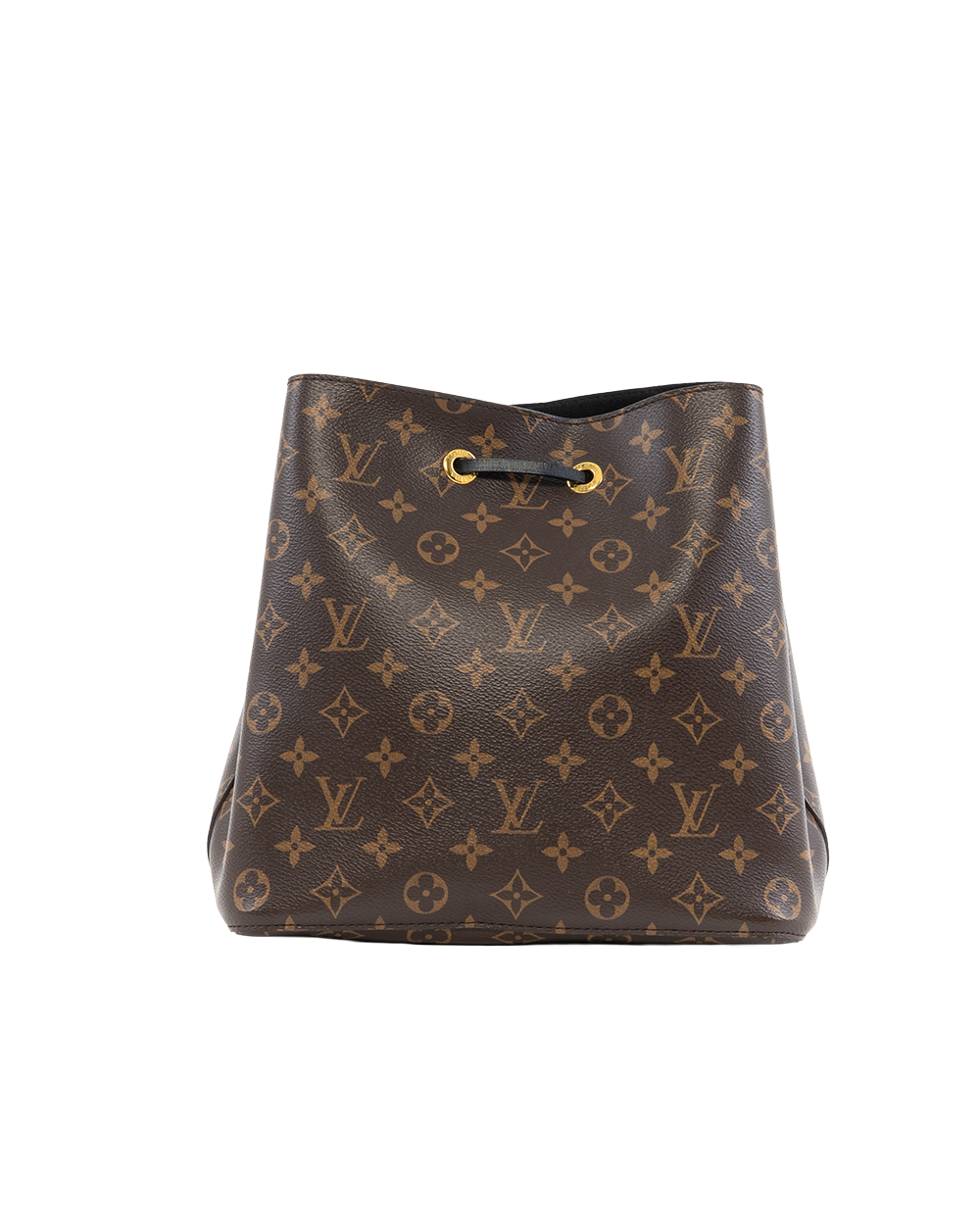 LV NEONOE MM BROWN BLACK MONOGRAM CANVAS GHW MICROCHIP 4037