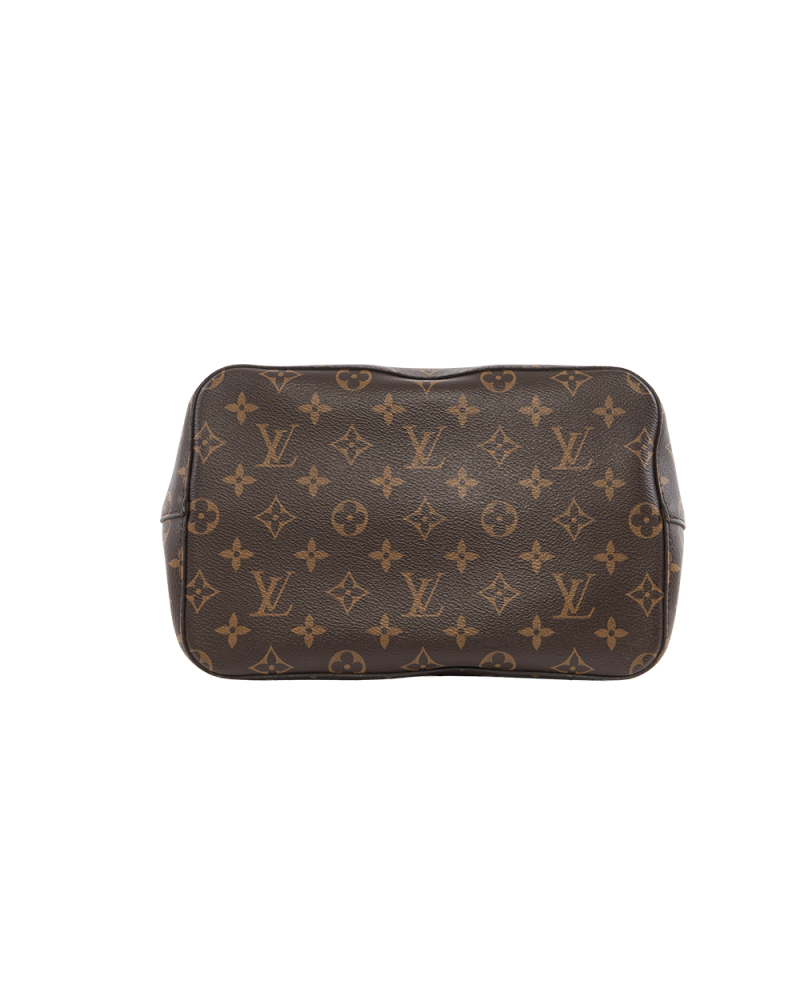 LV NEONOE MM BROWN BLACK MONOGRAM CANVAS GHW MICROCHIP 4038