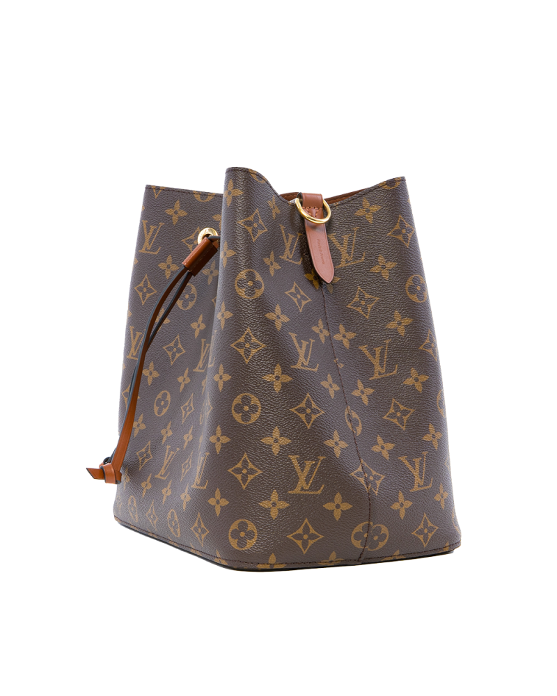LV NEONOE MM BROWN MONOGRAM CANVAS GHW MICROCHIP 0298