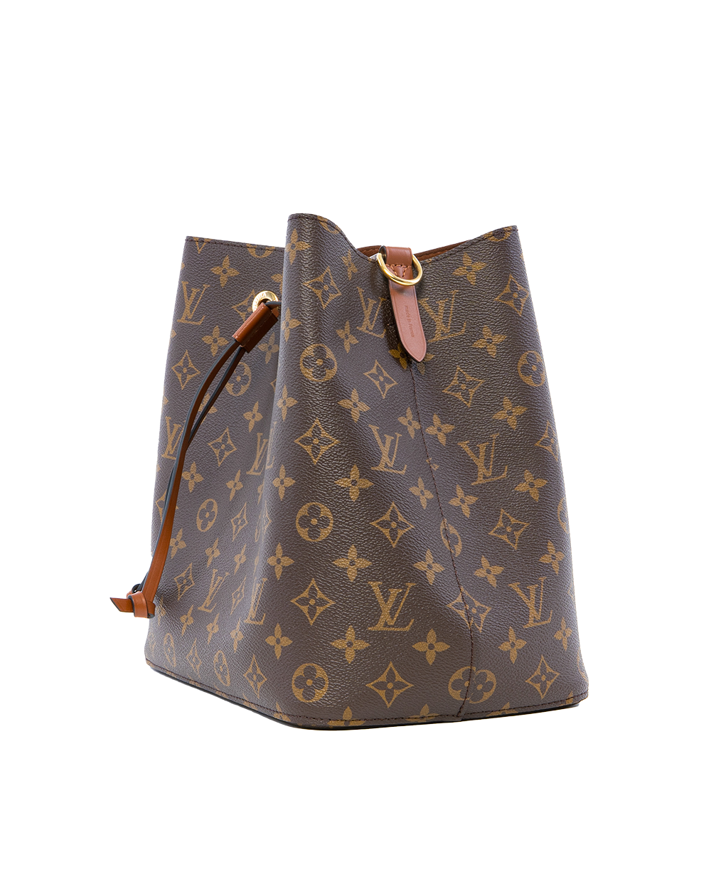 LV NEONOE MM BROWN MONOGRAM CANVAS GHW MICROCHIP 0298