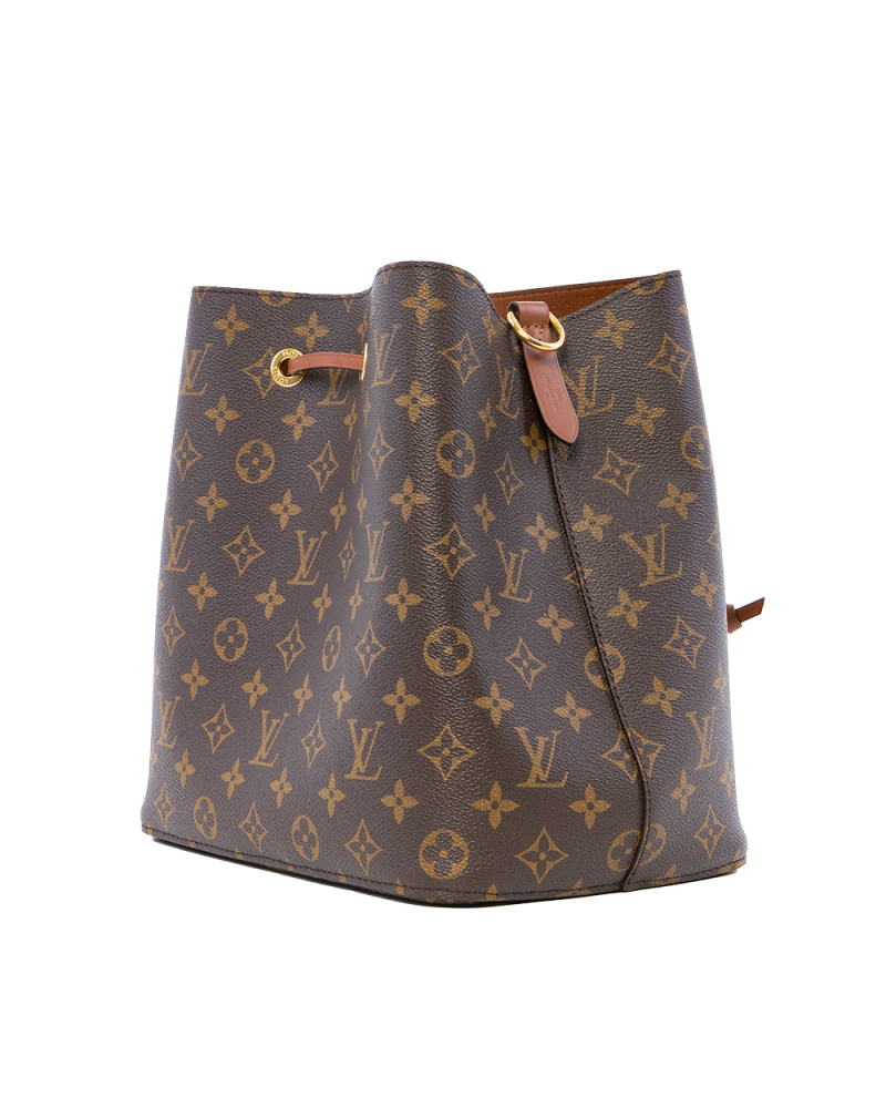LV NEONOE MM BROWN MONOGRAM CANVAS GHW MICROCHIP 0299