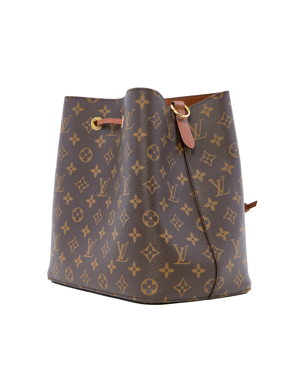 LV NEONOE MM BROWN MONOGRAM CANVAS GHW MICROCHIP 0299