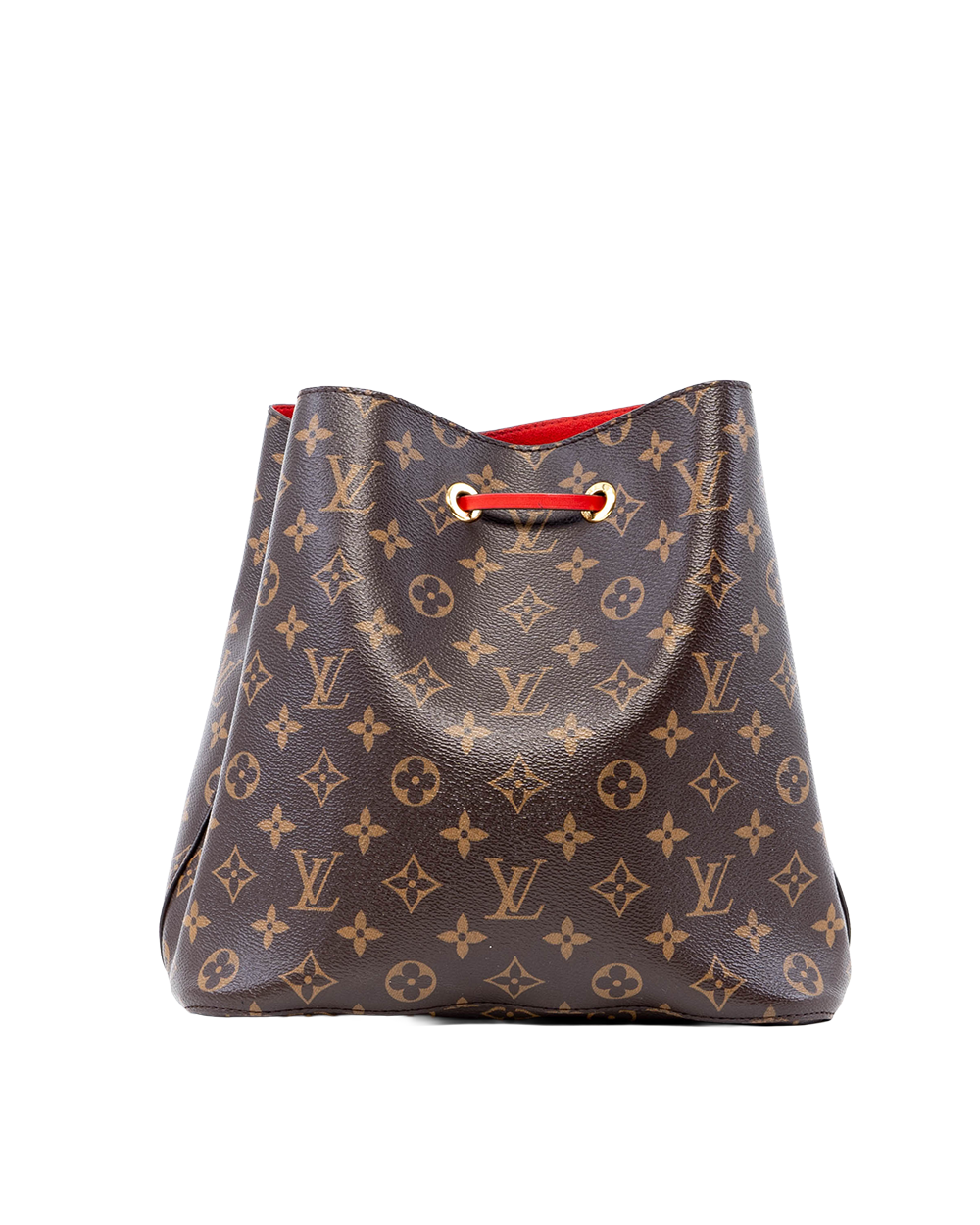 LV NEONOE MM BROWN RED MONOGRAM CANVAS GHW◌NZ4109 05453