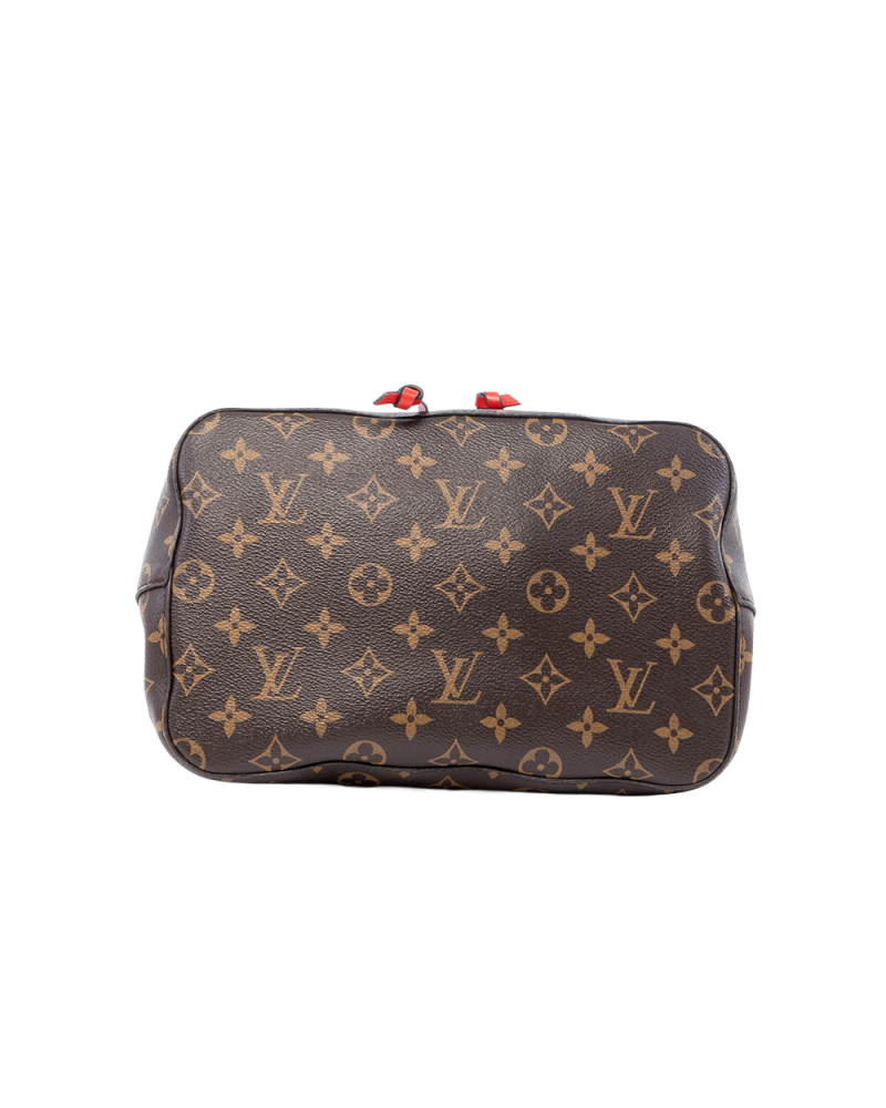 LV NEONOE MM BROWN RED MONOGRAM CANVAS GHW◌NZ4109 05454