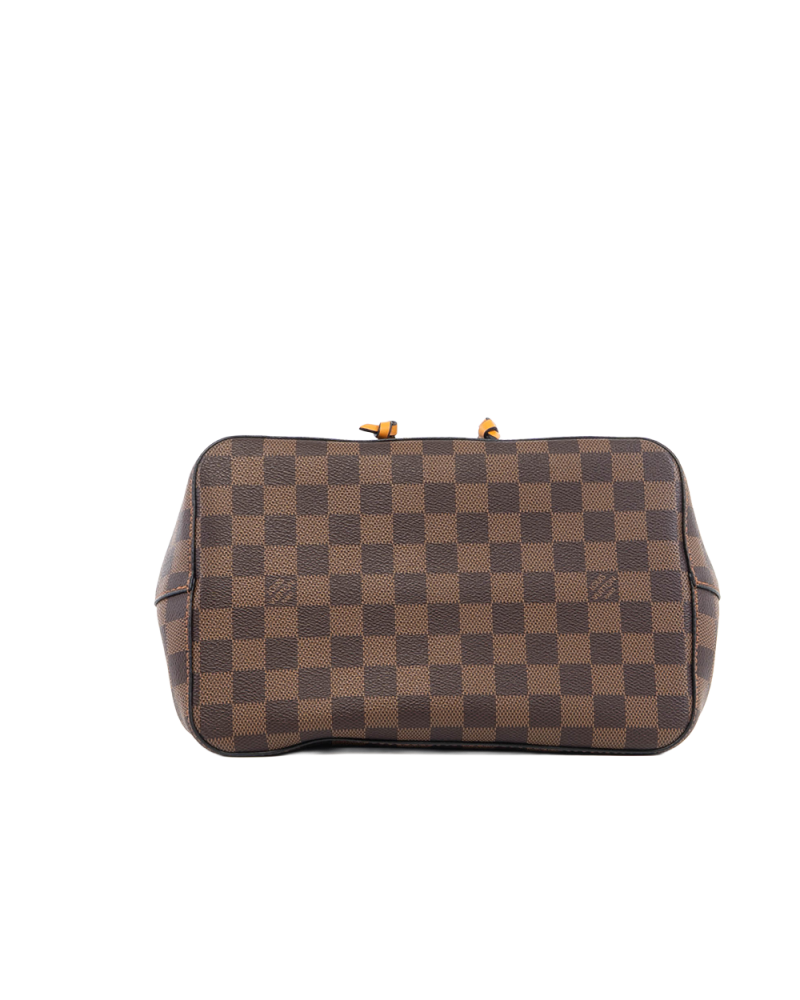 LV NEONOE MM BROWN YELLOW DAMIER CANVAS GHW FK4199 5449