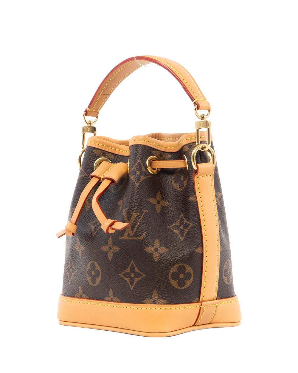 LV NEONOE NANO BROWN MONOGRAM CANVAS GHW MICROCHIP 5310