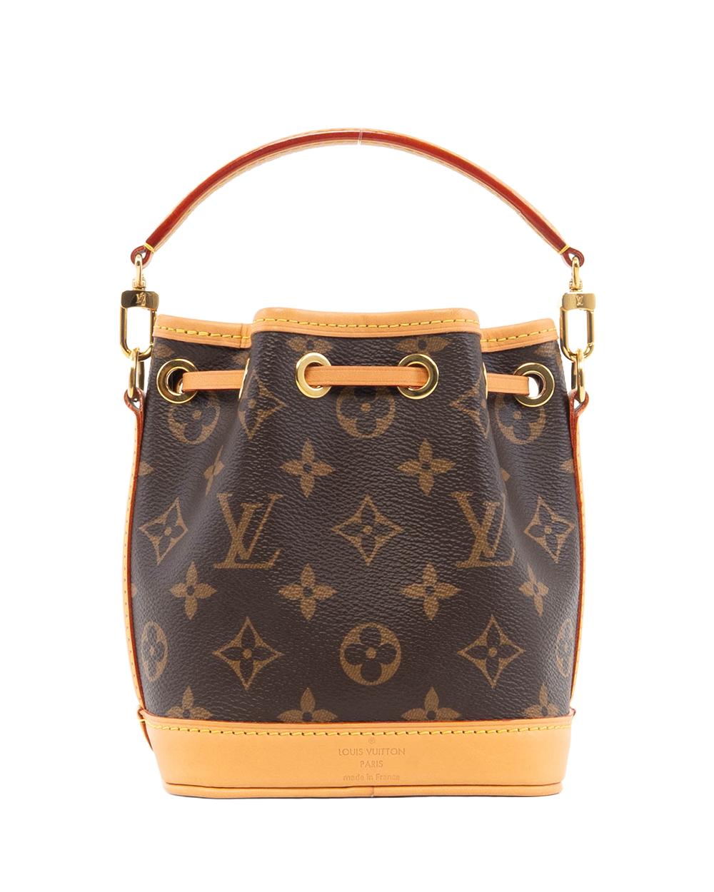 LV NEONOE NANO BROWN MONOGRAM CANVAS GHW MICROCHIP 5312