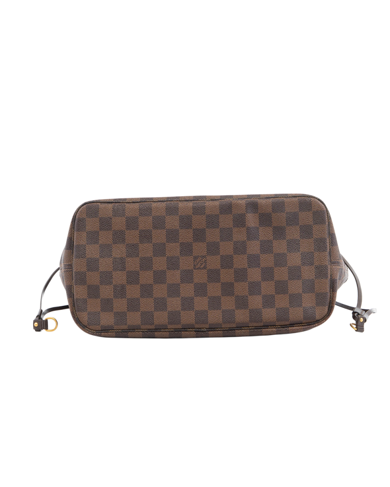 LV NEVERFULL MM BROWN DAMIER CANVAS GHW AR1059 5289