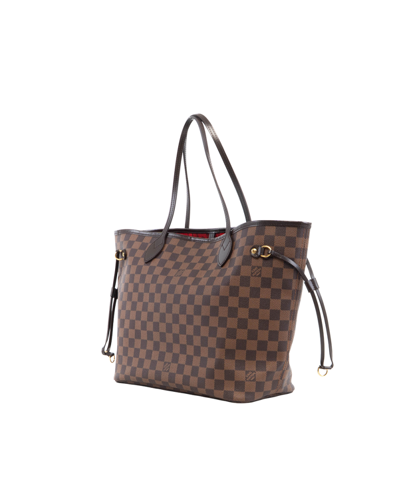 LV NEVERFULL MM BROWN DAMIER CANVAS GHW CA0193 5357