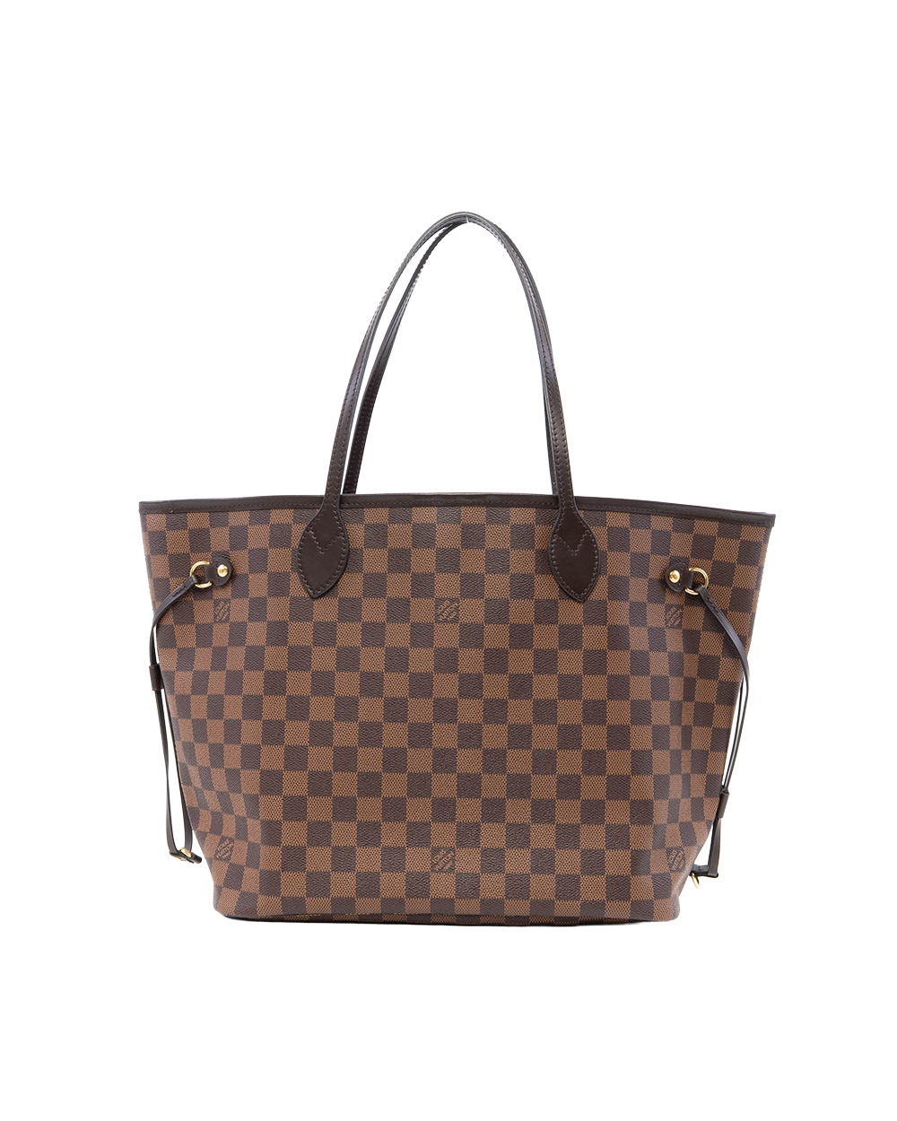 LV NEVERFULL MM BROWN DAMIER CANVAS GHW MICROCHIP 0002
