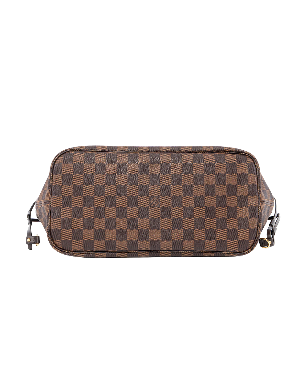 LV NEVERFULL MM BROWN DAMIER CANVAS GHW MICROCHIP 0010