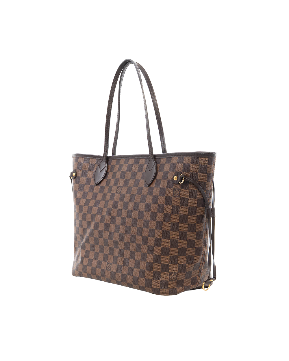 LV NEVERFULL MM BROWN DAMIER CANVAS GHW SF1176 6902