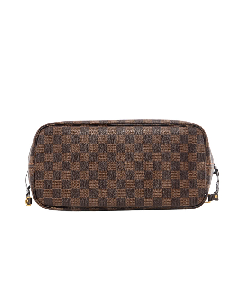LV NEVERFULL MM BROWN DAMIER CANVAS GHW SF1176 6909