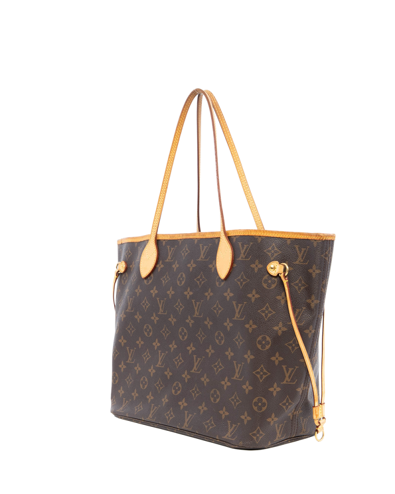 LV NEVERFULL MM BROWN MONOGRAM CANVAS GHW SA0150 4139