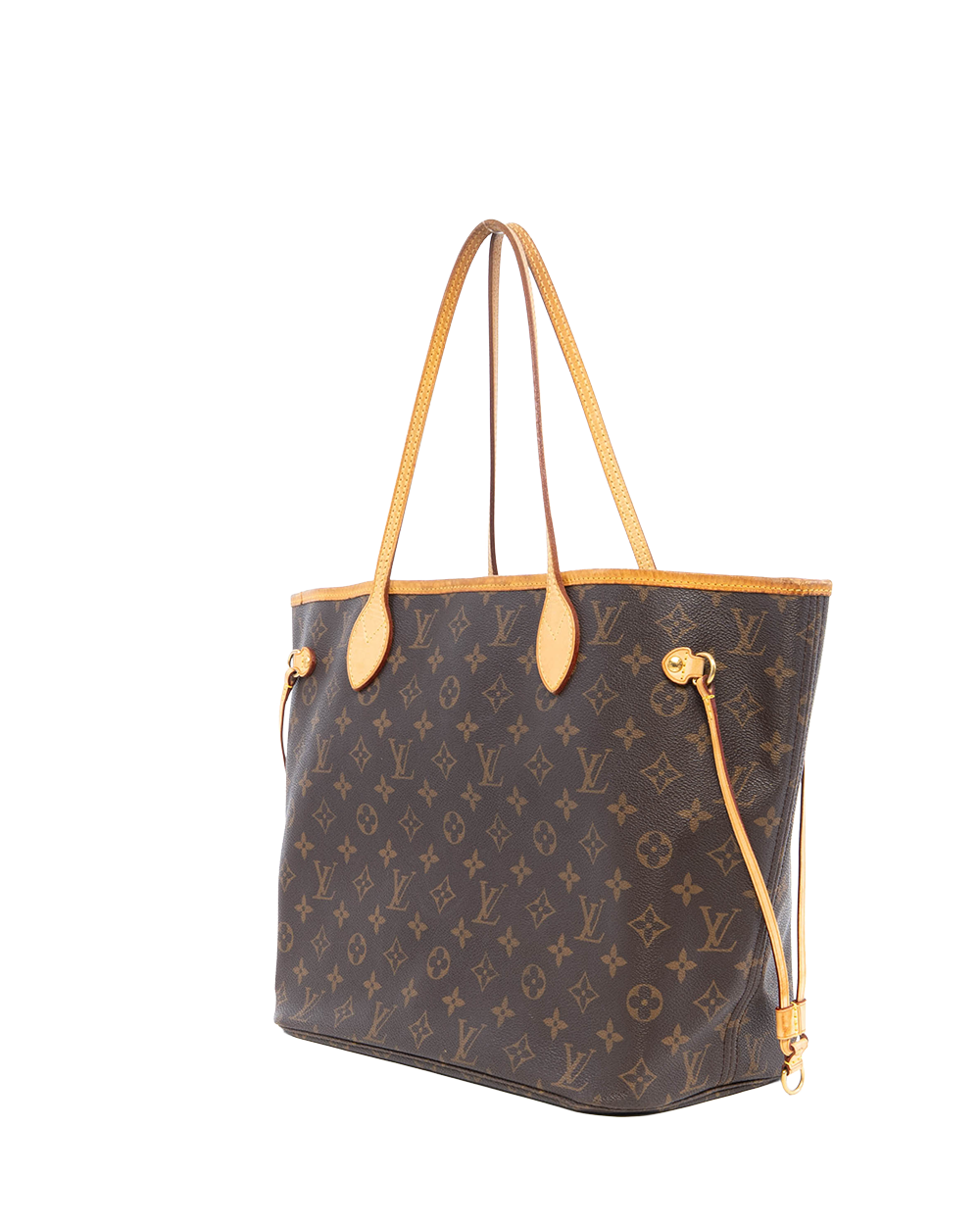 LV NEVERFULL MM BROWN MONOGRAM CANVAS GHW SA0150 4139