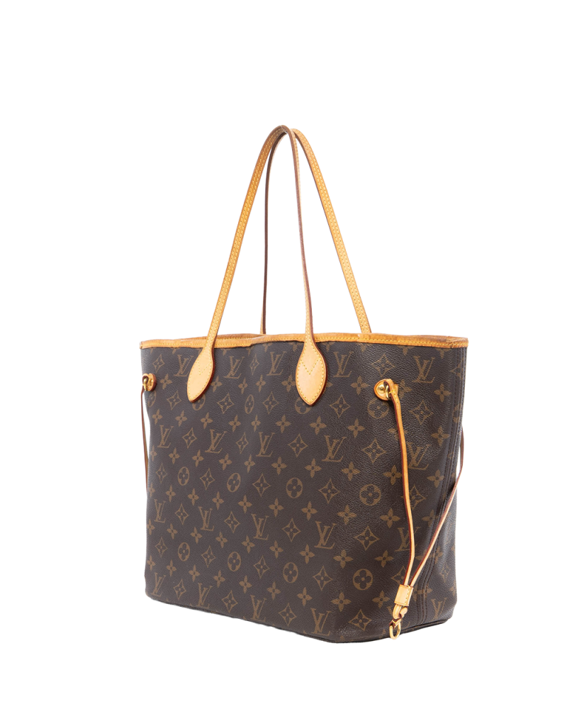 LV NEVERFULL MM BROWN MONOGRAM CANVAS GHW SA0150 4140