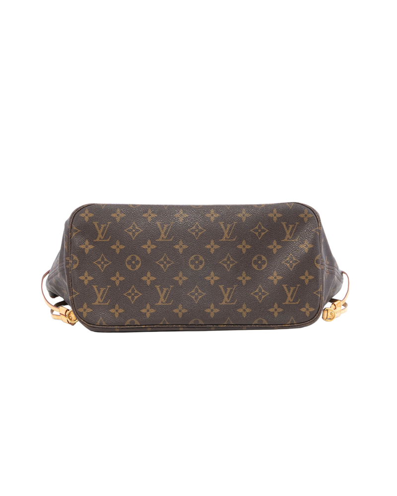 LV NEVERFULL MM BROWN MONOGRAM CANVAS GHW SA0150 4146