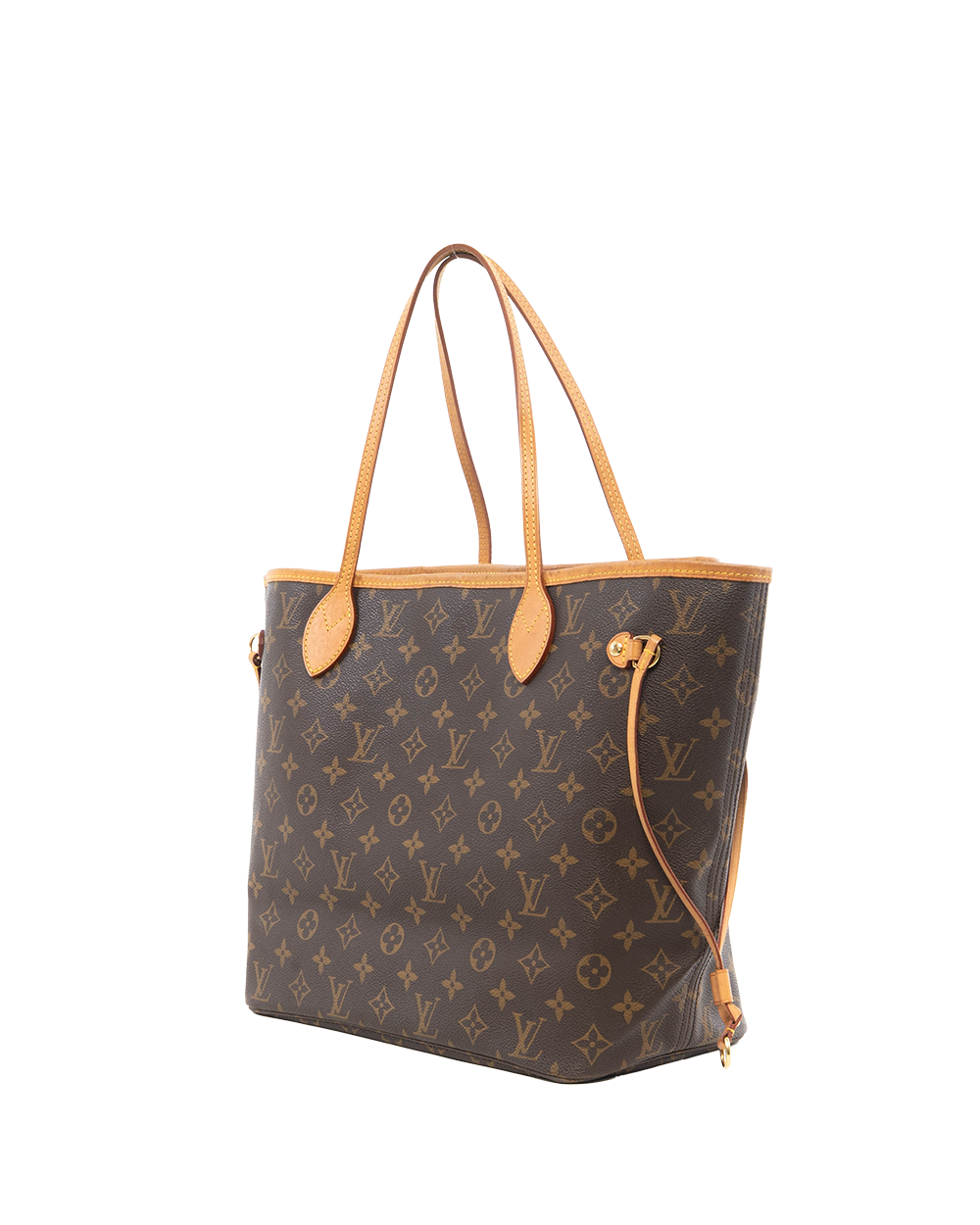 LV NEVERFULL MM BROWN MONOGRAM CANVAS GHW SD4079 7354