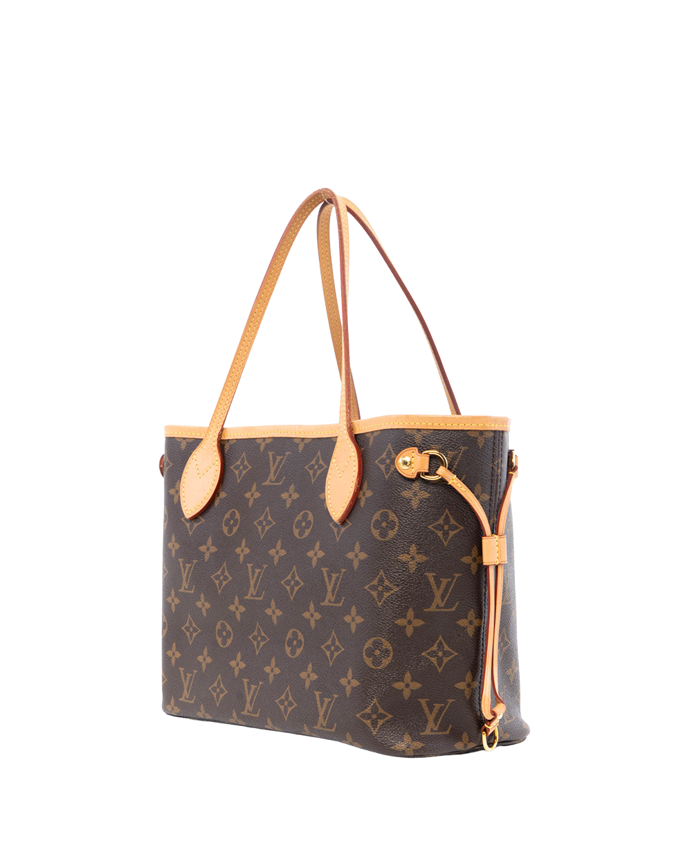 LV NEVERFULL PM BROWN MONOGRAM CANVAS GHW MICROCHIP 0147