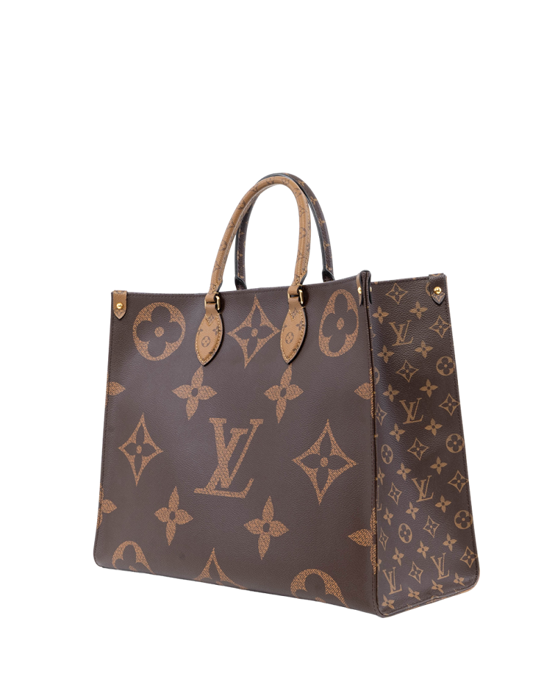 LV ON THE GO GM BROWN MONOGRAM REVERSE GHW DU3199 02247
