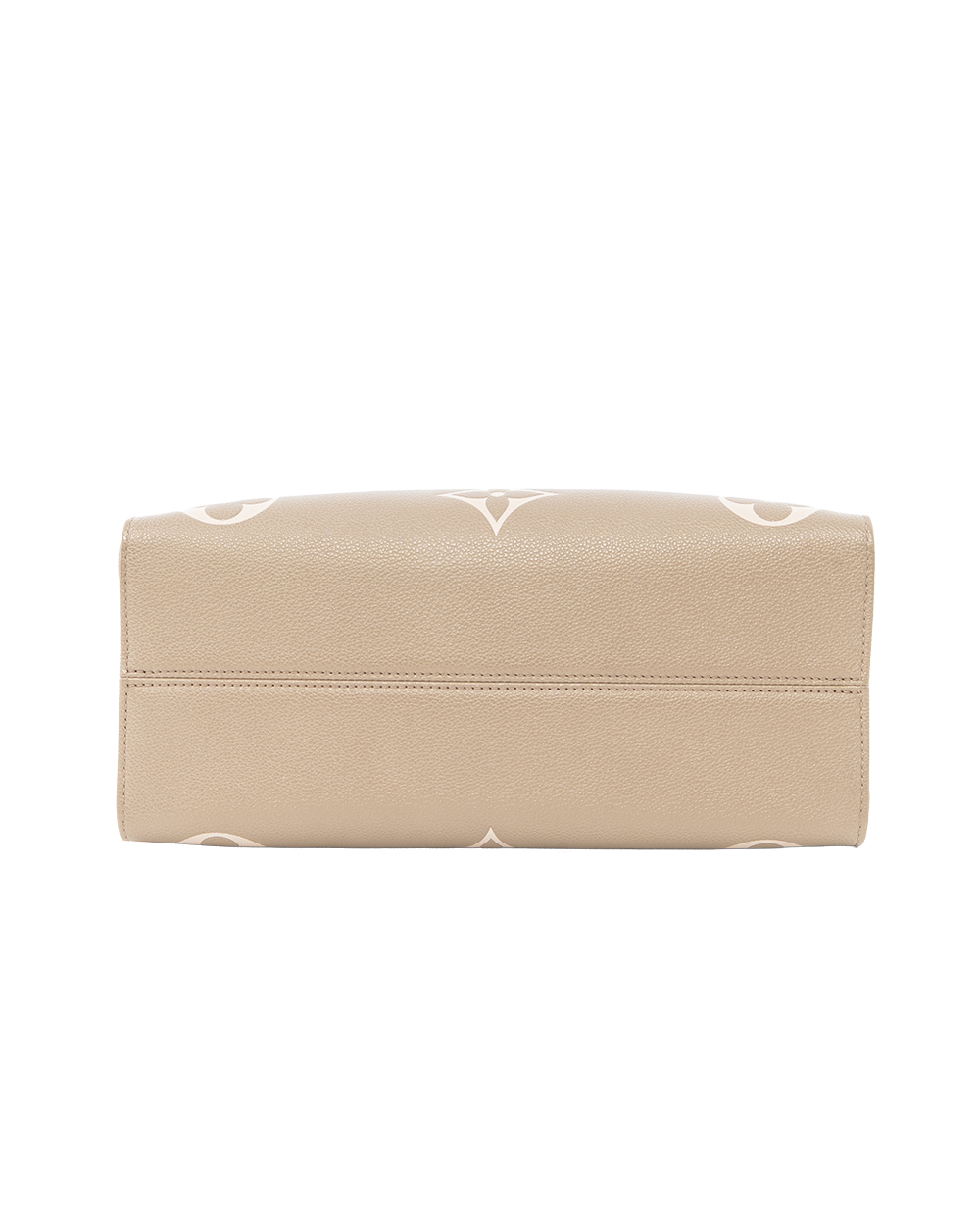 LV ON THE GO MM BEIGE GIANT MONOGRAM CALF GHW MICROCHIP 1025