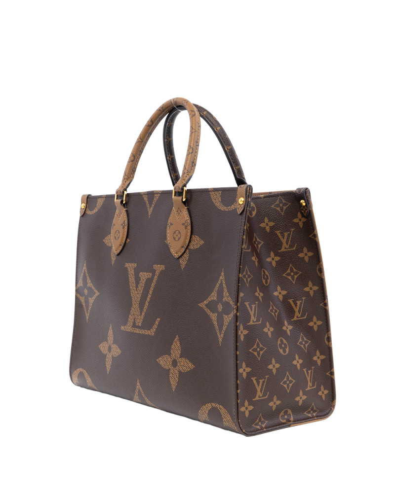 LV ON THE GO MM BROWN MONOGRAM REVERSE GHW FP0251 4002