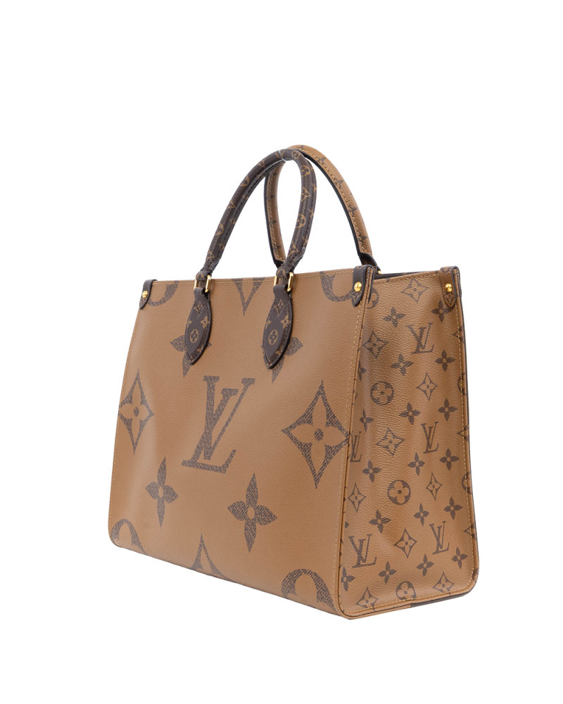 LV ON THE GO MM BROWN MONOGRAM REVERSE GHW FP0251 4003