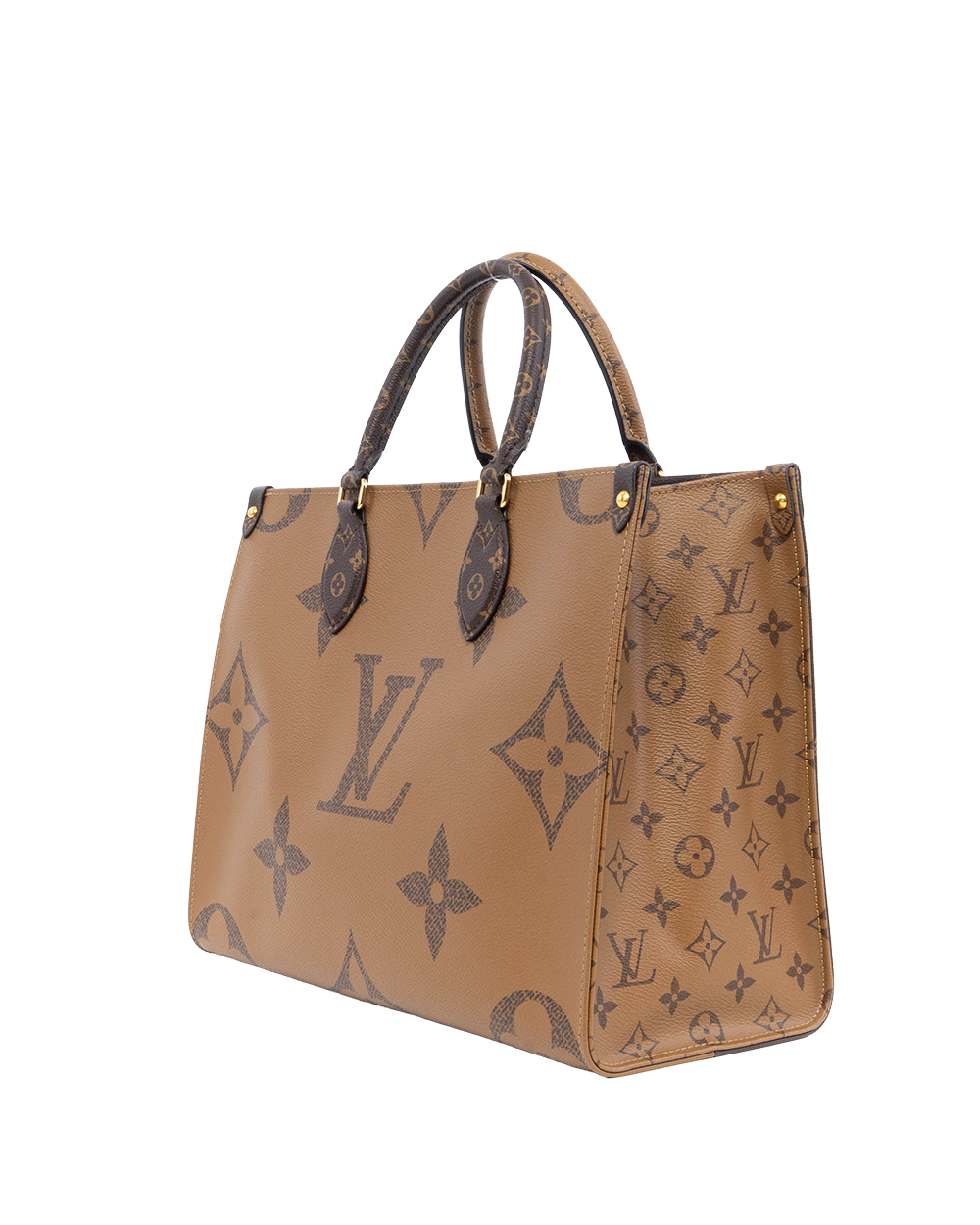 LV ON THE GO MM BROWN MONOGRAM REVERSE GHW FP0251 4003