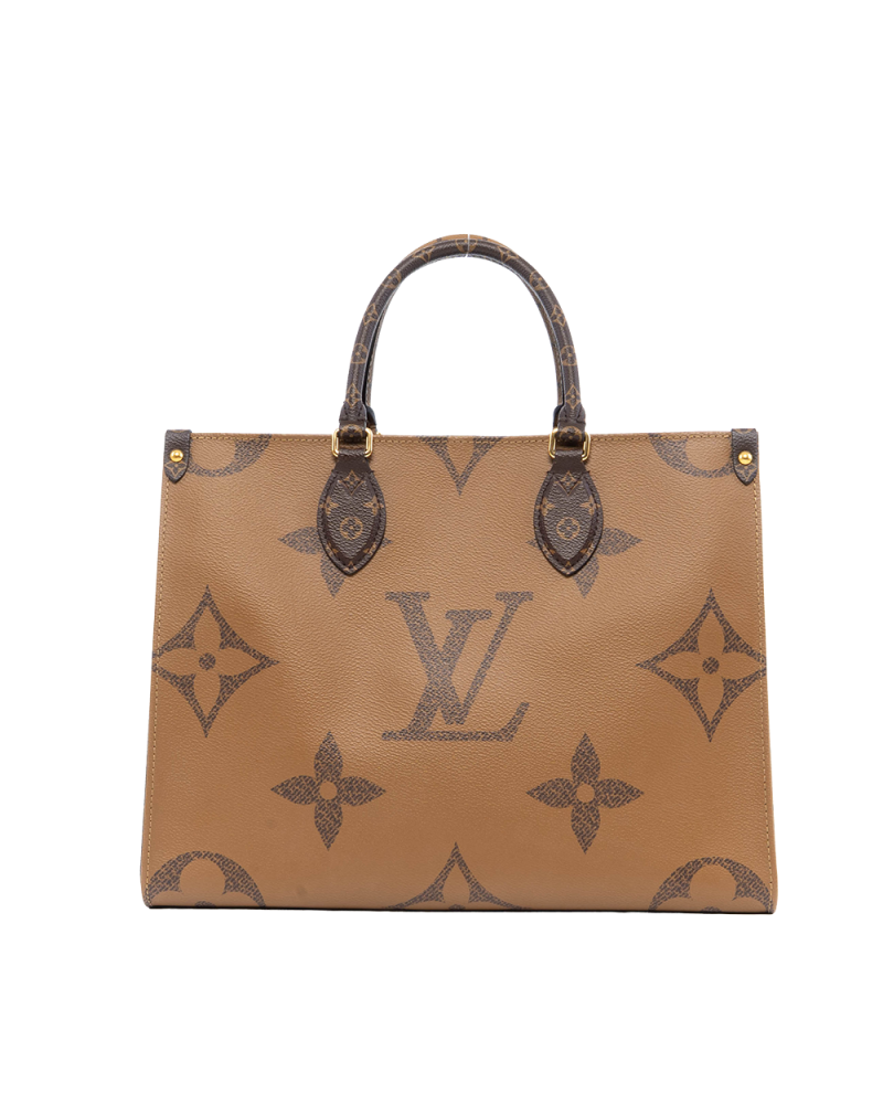 LV ON THE GO MM BROWN MONOGRAM REVERSE GHW FP0251 4004