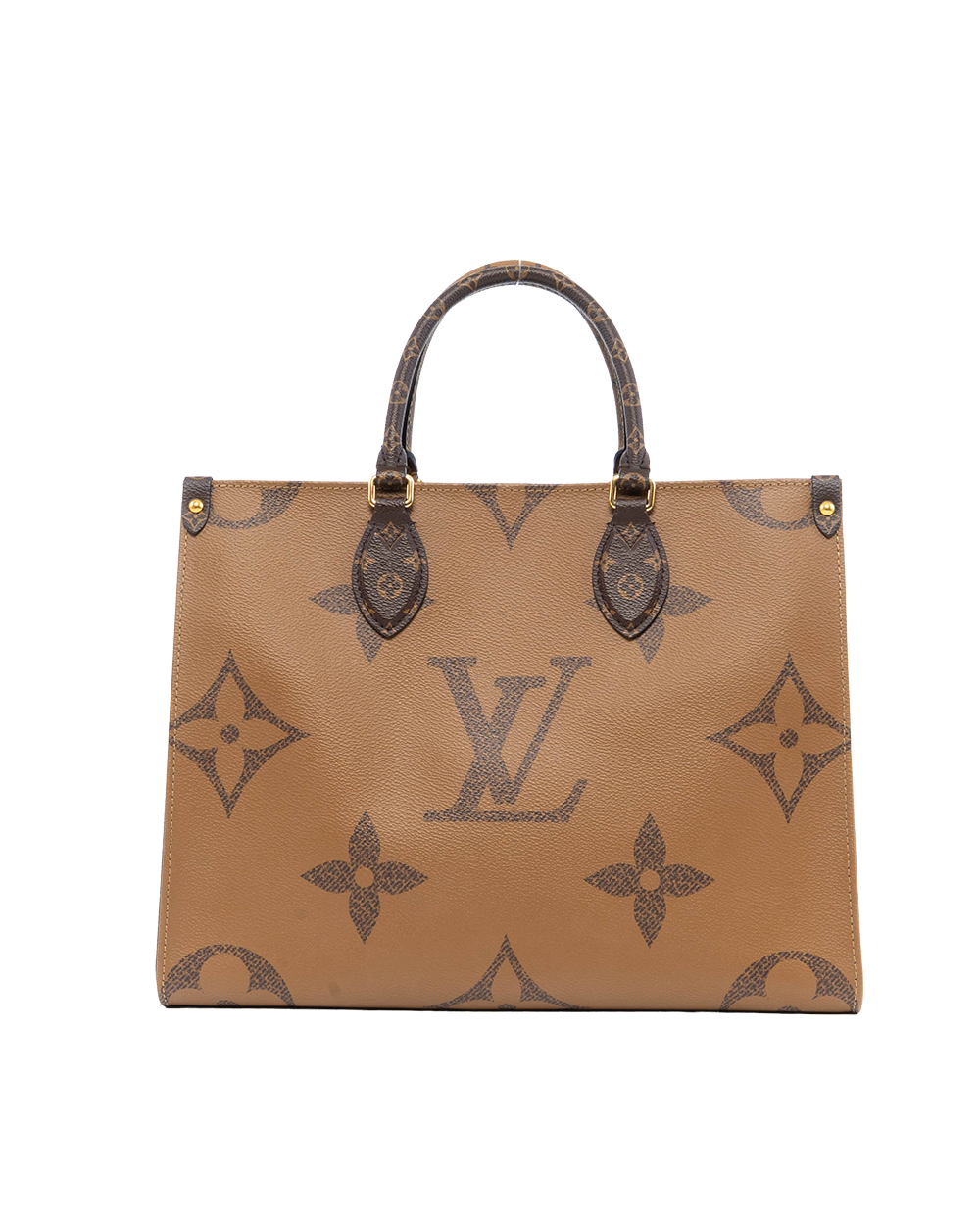 LV ON THE GO MM BROWN MONOGRAM REVERSE GHW FP0251 4004