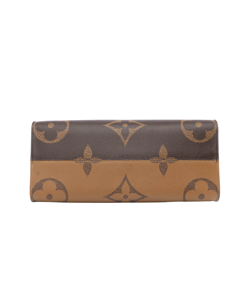 LV ON THE GO MM BROWN MONOGRAM REVERSE GHW FP0251 4009