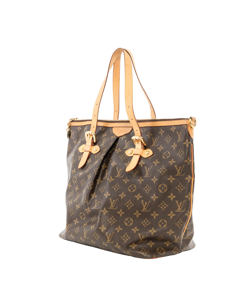 LV PALERMO MM BROWN MONOGRAM CANVAS GHW MI2101 7002