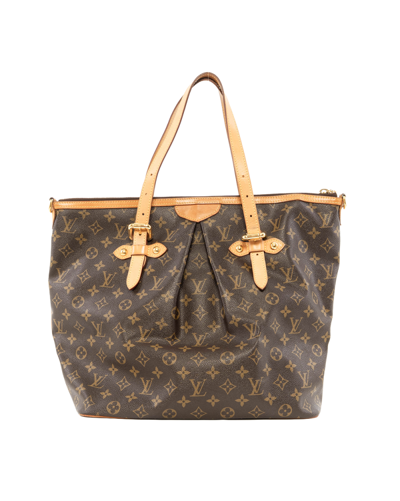 LV PALERMO MM BROWN MONOGRAM CANVAS GHW MI2101 7004