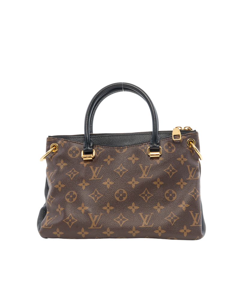 LV PALLAS BB BROWN BLACK MONOGRAM CANVAS GHW CA2107 0862