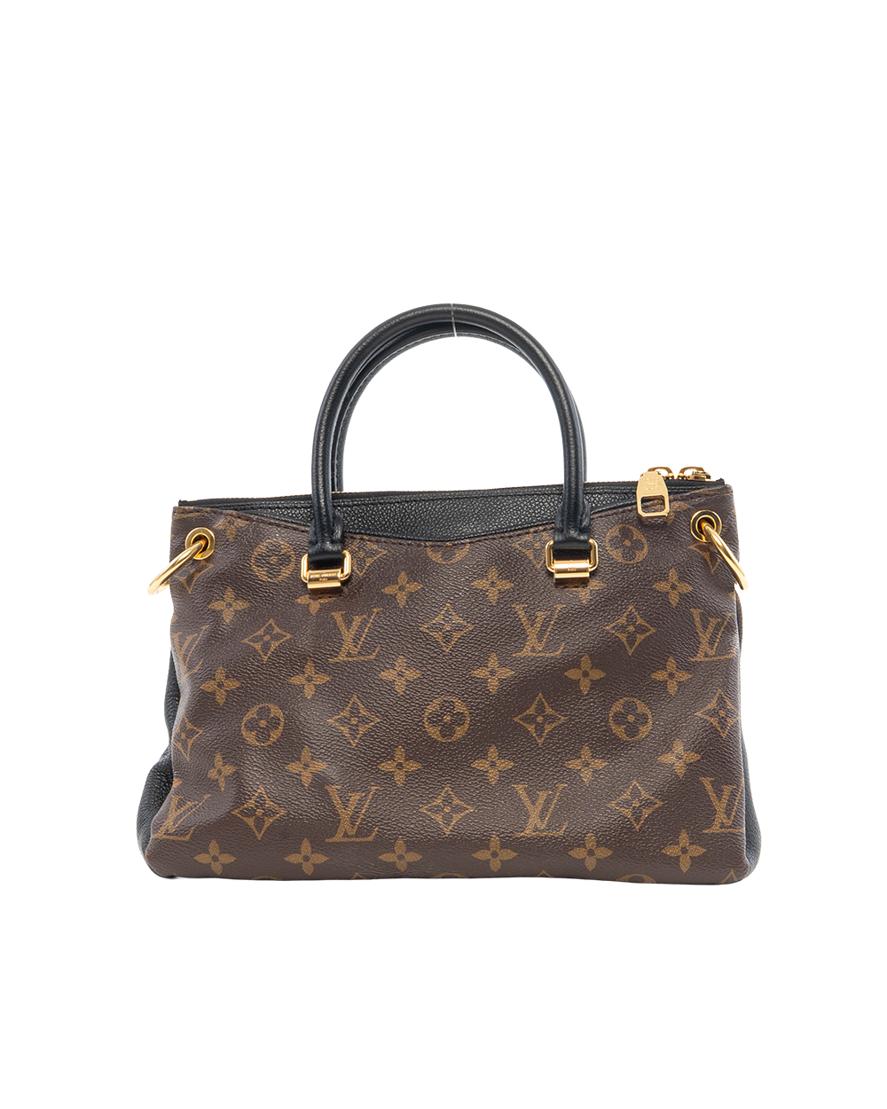 LV PALLAS BB BROWN BLACK MONOGRAM CANVAS GHW CA2107 0862