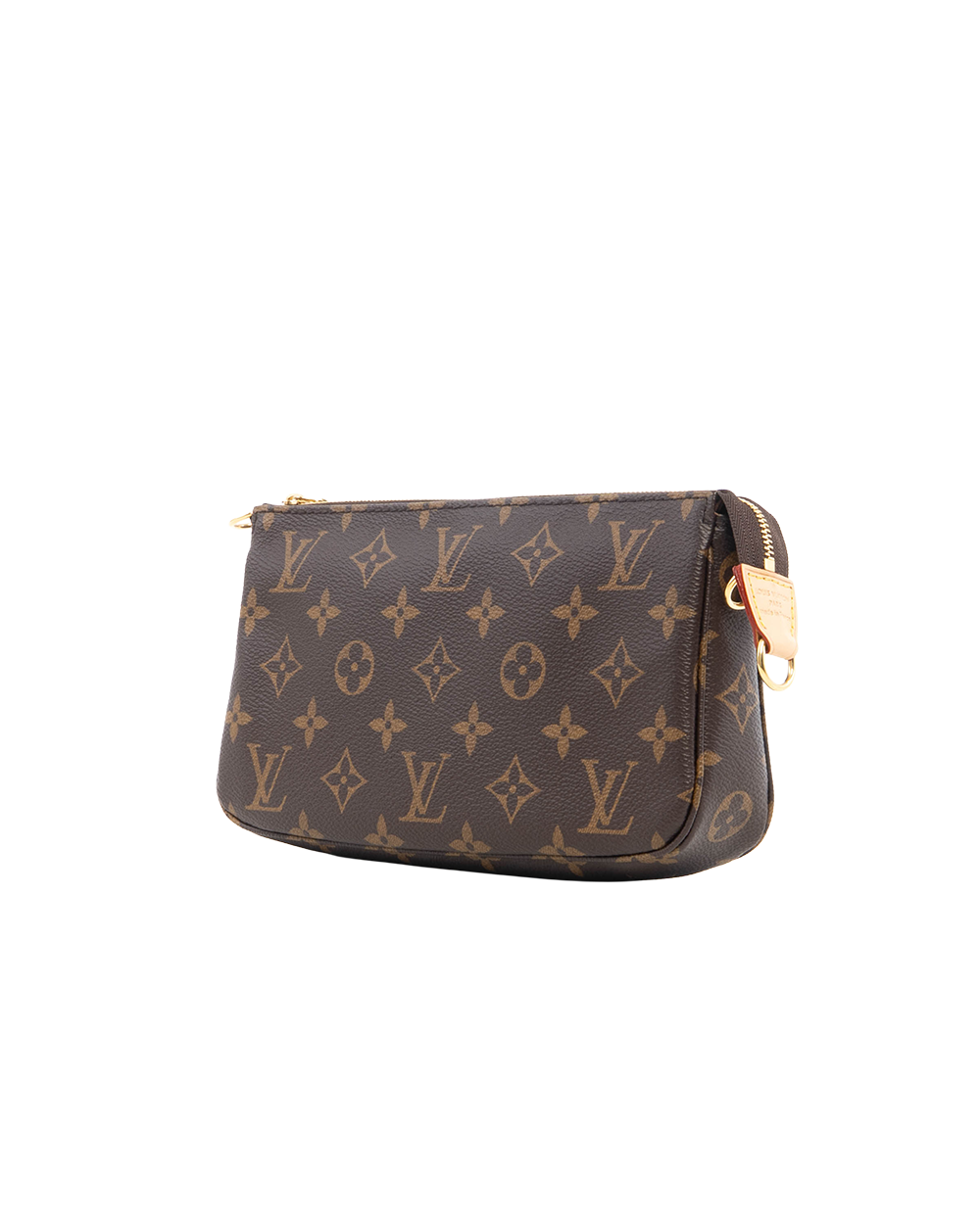 LV POCHETTE ACC BROWN MONOGRAM CANVAS GHW MICROCHIP 0565