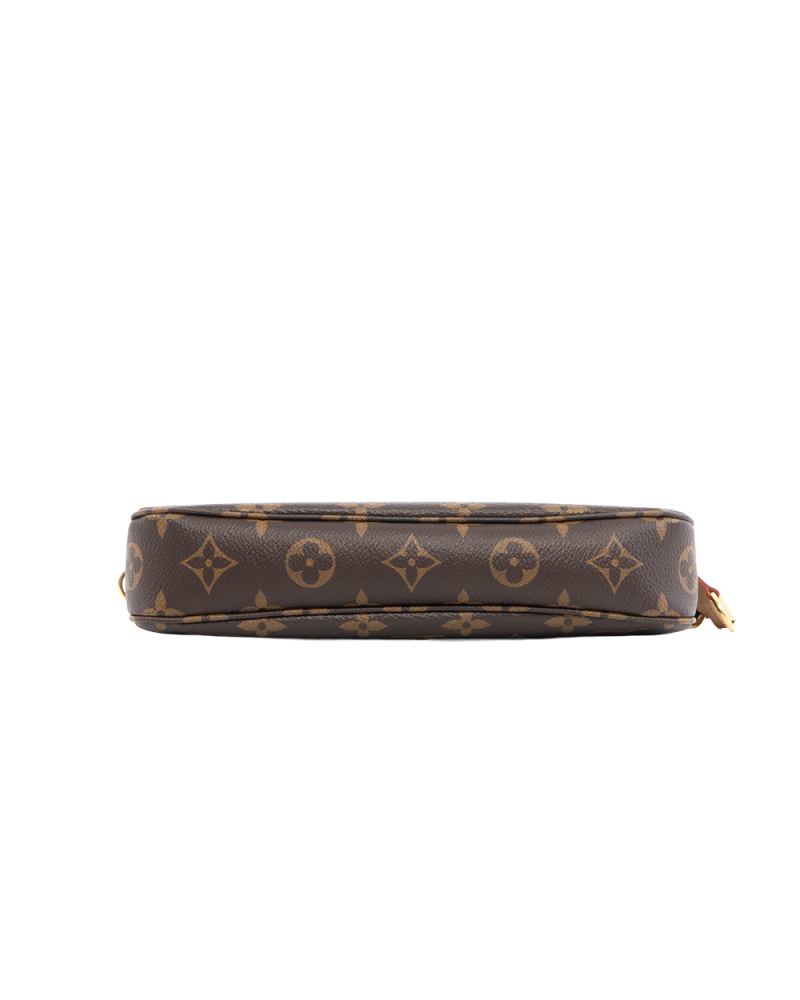 LV POCHETTE ACC BROWN MONOGRAM CANVAS GHW MICROCHIP 0568