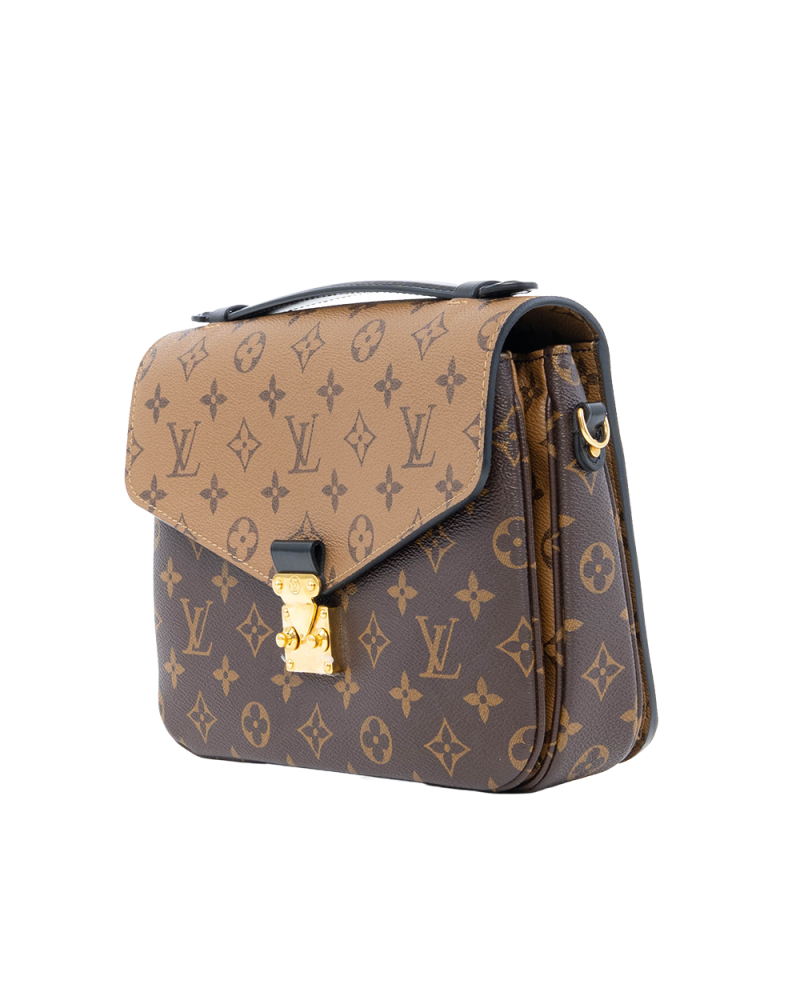 LV POCHETTE METIS BROWN MONOGRAM REVERSE GHW MICROCHIP 2501