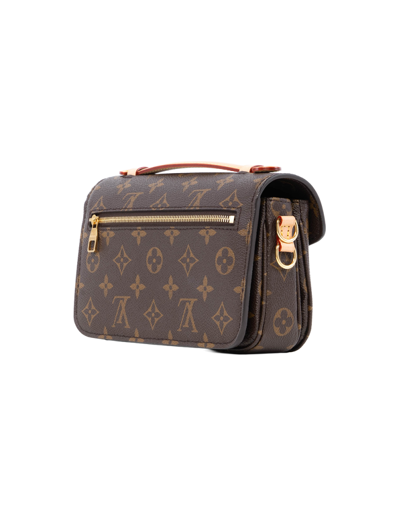 LV POCHETTE METIS EAST WEST BROWN MONOGRAM CANVAS GHW MICROCHIP 1054