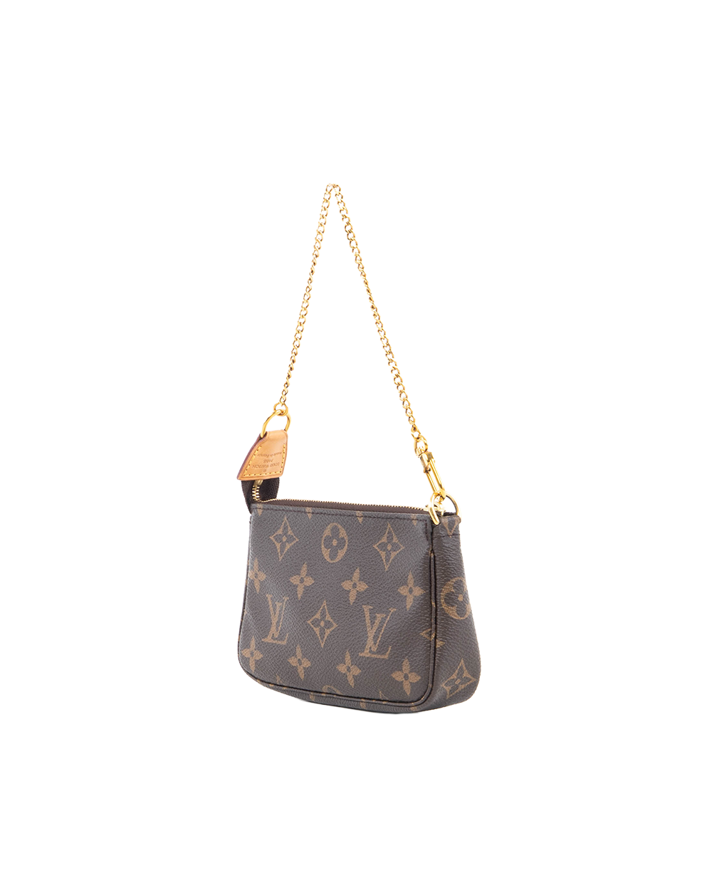 LV POCHETTE MINI BROWN MONOGRAM CANVAS GHW SF2126 5371