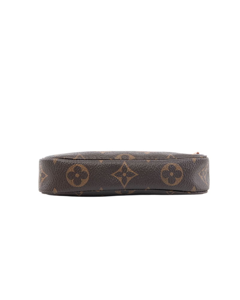 LV POCHETTE MINI BROWN MONOGRAM CANVAS GHW SF2126 5377