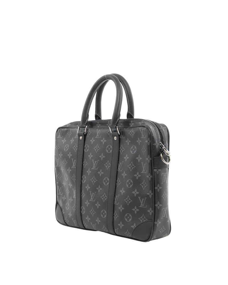LV PORTE DOCUMENT PM ECLIPSE MONOGRAM CANVAS RHW MICROCHIP 7017