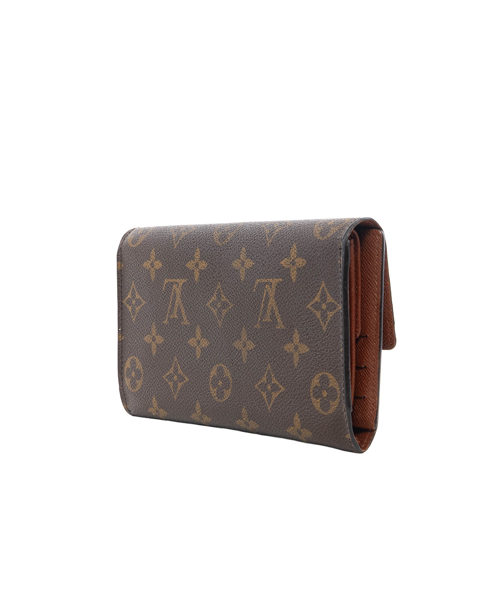 LV PORTE TRESOR WALLET BROWN MONPGRAM CANVAS GHW TH0041 0474