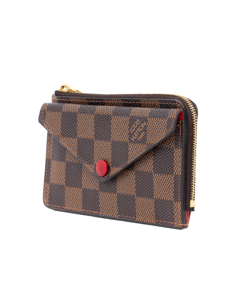 LV RECTO VERSO BROWN RED DAMIER CANVAS GHW MI4240 0778