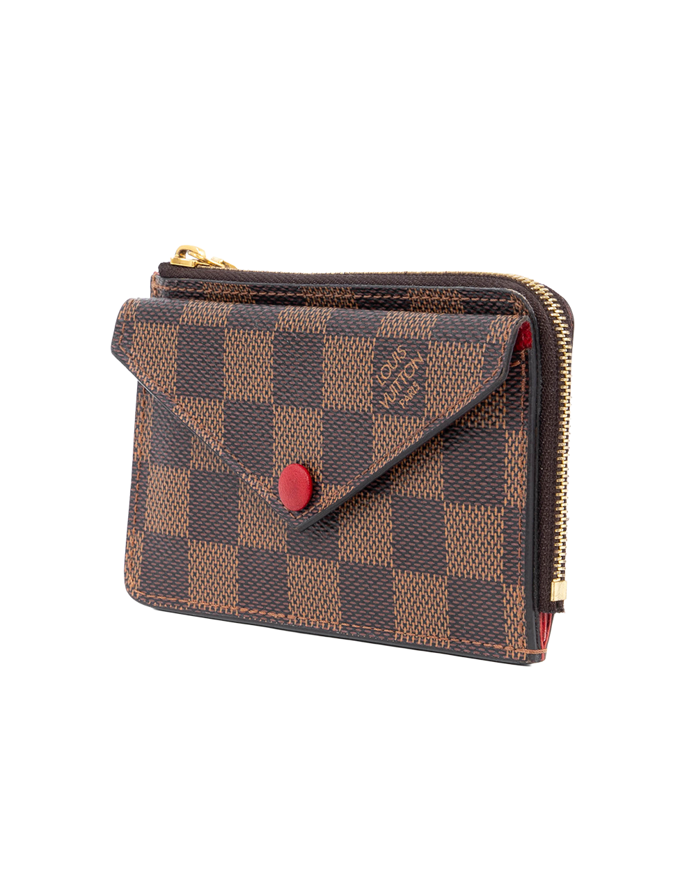 LV RECTO VERSO BROWN RED DAMIER CANVAS GHW MI4240 0778