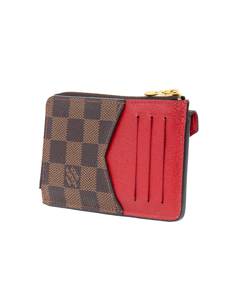 LV RECTO VERSO BROWN RED DAMIER CANVAS GHW MI4240 0779