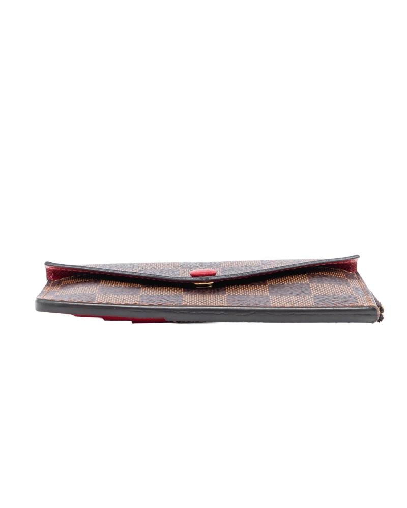 LV RECTO VERSO BROWN RED DAMIER CANVAS GHW MI4240 0781
