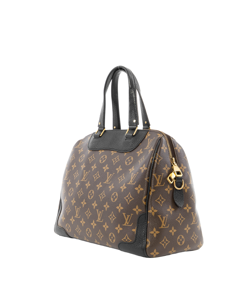 LV RETIRO MM BROWN BLACK MONOGRAM CANVAS GHW TJ1135 6158